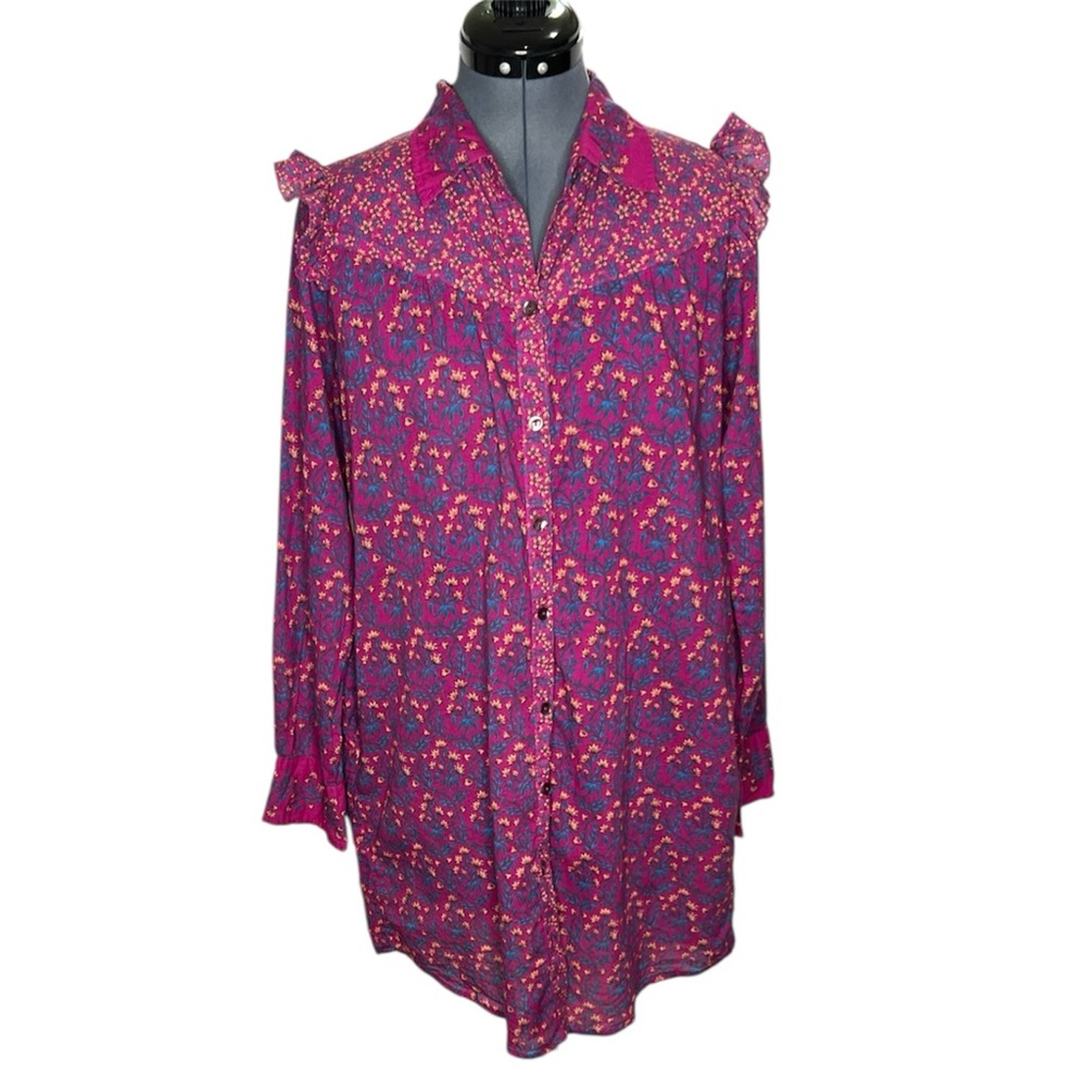 Roller Rabbit Augusta Darya Pink and Purple Floral Dress